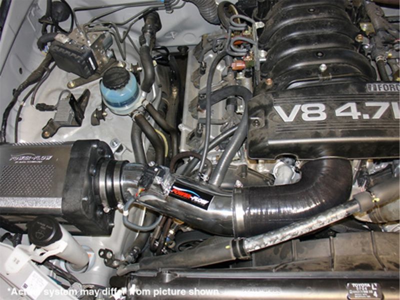 Injen 05-06 Tundra / Sequoia 4.7L V8 w/ Power Box Polished Power-Flow Air Intake System PF2019P PF2019P Photo - Mounted