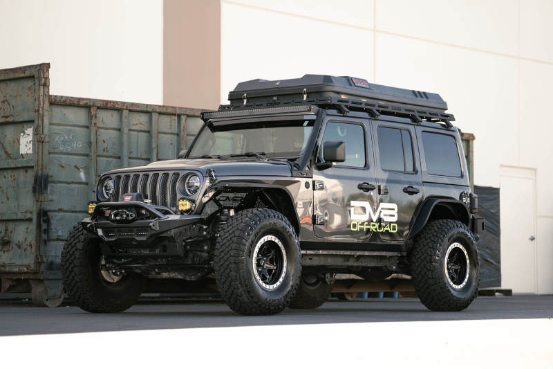 DV8 Offroad 18-23 Wrangler JL/Gladiator JT Spec Series Front Bumper FBJL-09 FBJL-09 Photo - Unmounted