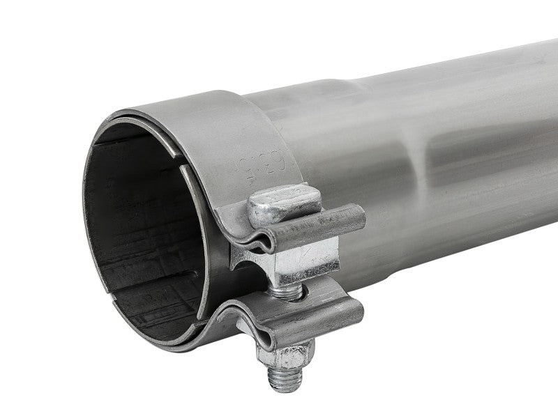aFe MACH Force-Xp 304 Stainless Steel Resonator 3in Inlet/Outlet x 3in Dia x 16in L 49M10007 49M10007 Photo - Unmounted