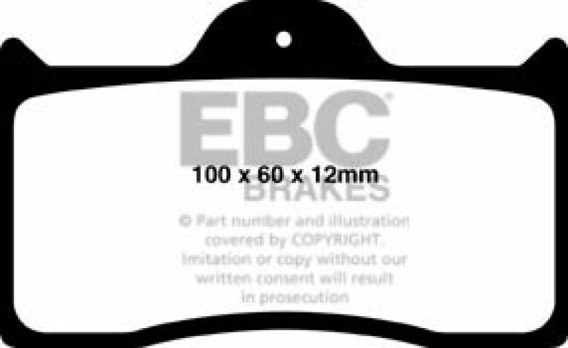 EBC Brakes Redstuff Ceramic Brake Pads DP3038C Photo - Primary
