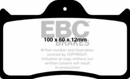 EBC Brakes Redstuff Ceramic Brake Pads DP3038C Photo - Primary