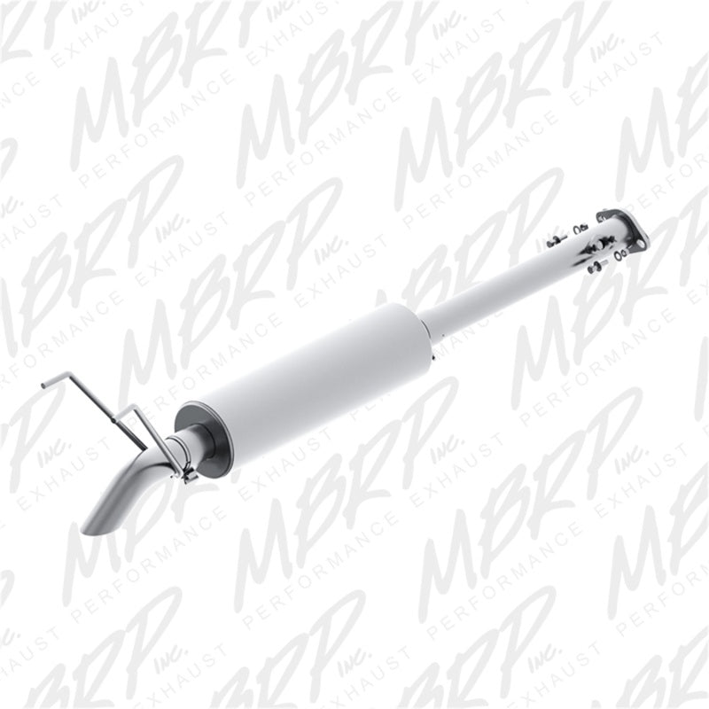 MBRP 01-05 Toyota Tacoma 2.4/2.7/3.4L 2.5in Cat Back Turn Down Style S5332409 Photo - Primary