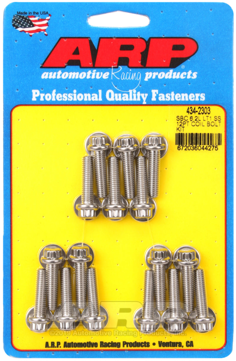 ARP SB Chevy 6.2L LT1 SS 12pt Coil Bolt Kit 434-2303 Photo - Primary