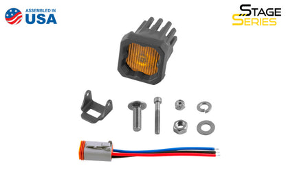 Diode Dynamics Stage Series C1 LED Pod - Yellow SAE Fog Standard ABL Each DD6848S DD6848S User 3