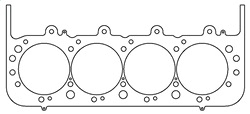Cometic Head Gasket w/ 4.9in Bore Centers 4-Layer Bore: 4.700in C5797-051 Photo - Unmounted