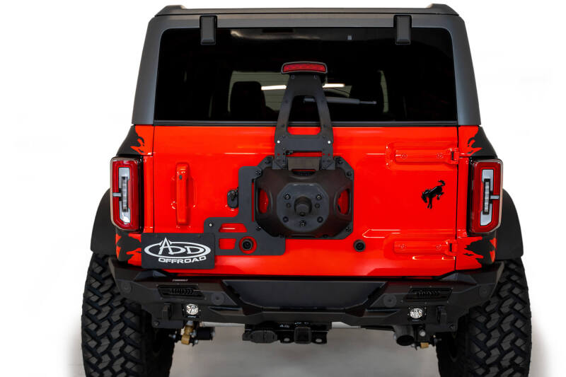 Addictive Desert Designs 21-22 Ford Bronco Stealth Fighter Rear Bumper R230081370103 R230081370103 Photo - Mounted