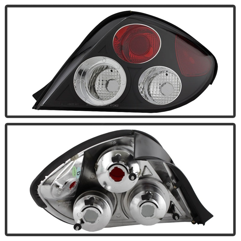 Spyder Hyundai Tiburon 03-05 Euro Style Tail Lights Black ALT-YD-HYT03-BK 5005434 5005434 Photo - Unmounted