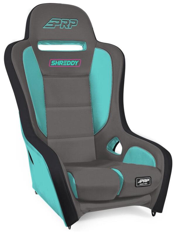 PRP Seats PRP Shreddy Podium Suspension Seat - Grey/Teal SHRDYA9101-04 SHRDYA9101-04 Photo - Primary