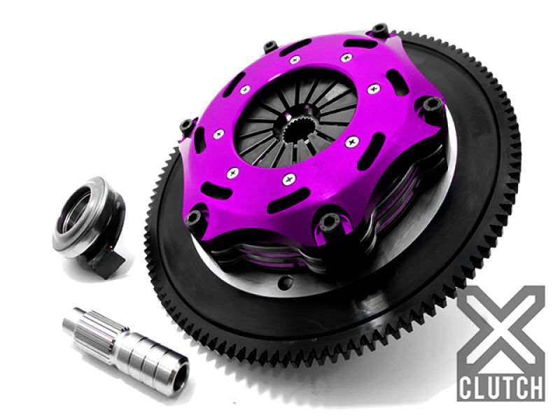XCLUTCH 90-97 Honda Accord SE 2.2L 7.25in Twin Solid Ceramic Clutch Kit XKHN18524-2E XKHN18524-2E Photo - Primary