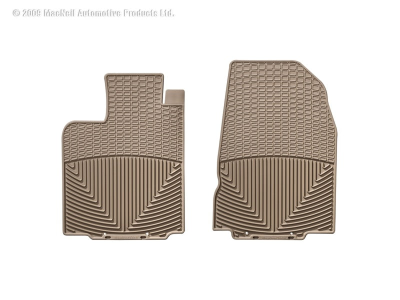 WeatherTech 09+ Mazda CX-9 Front Rubber Mats - Tan W87TN W87TN Photo - Primary