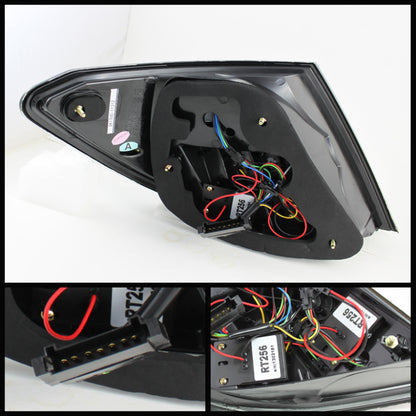 Spyder Mercedes Benz W204 C-Class 08-11 LED Tail Lights Incandescent - Smke ALT-YD-MBZC08-LED-SM 5072696 5072696 User 1