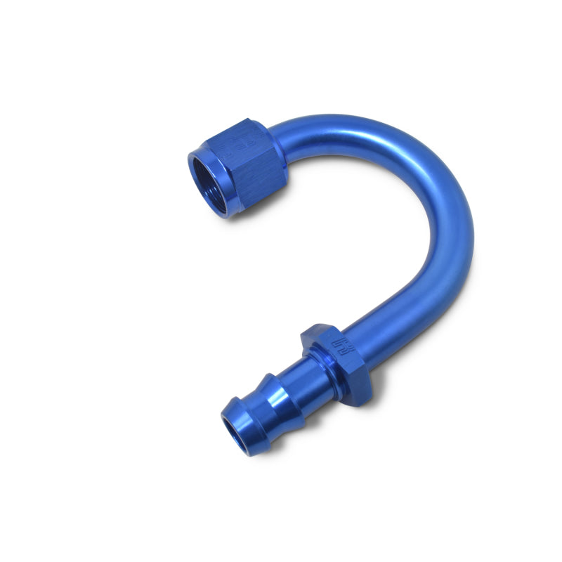 Russell #6 Twist-Lok 180° Standard Radius Hose Ends - Blue 624340 Photo - out of package