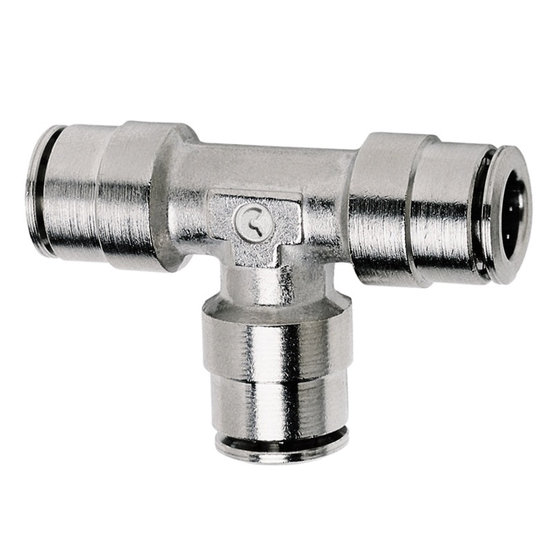 Firestone Union Tee 3/8in. Nickel Push-Lock Air Fitting - 25 Pack (WR17603105) 3105 3105 Photo - Primary