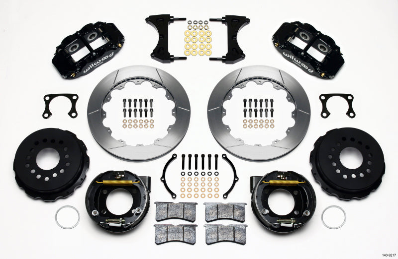 Wilwood FNSL4R Rear P-Brk Kit, 12.88", Big Ford Old Style 2.36" Offset 140-9217 Photo - Primary