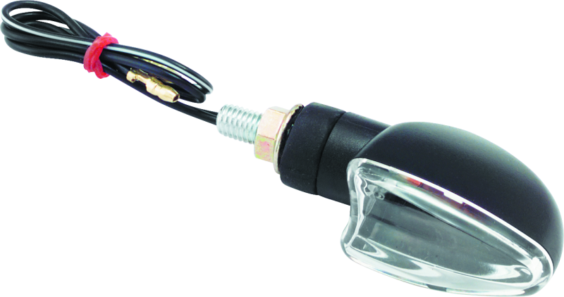BikeMaster Ministalk Marker Light V-Shape - Black/Clear 266010 266010 Photo - Primary