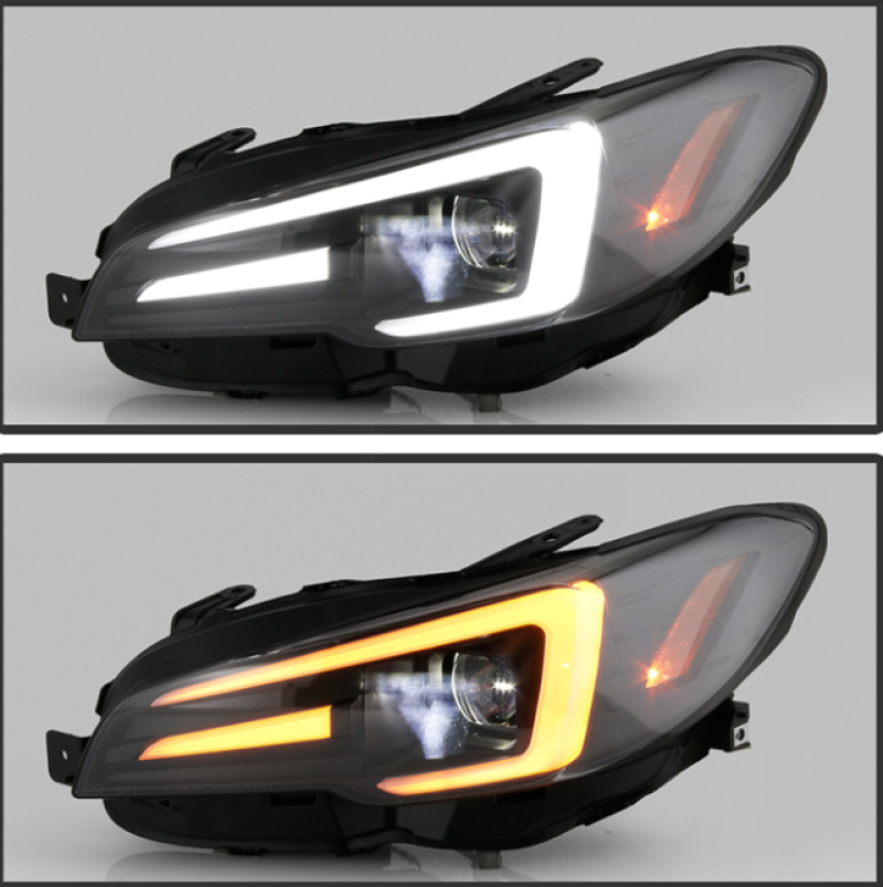 Spyder Subaru Impreza WRX 15-20 Halogen High-Power LED Headlights- Black PRO-YD-SWRX15HALAP-SBSEQ-BK 5088093 5088093 User 1