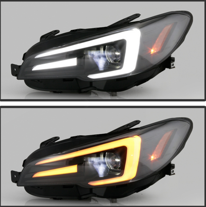 Spyder Subaru Impreza WRX 15-20 Halogen High-Power LED Headlights- Black PRO-YD-SWRX15HALAP-SBSEQ-BK 5088093 5088093 User 1