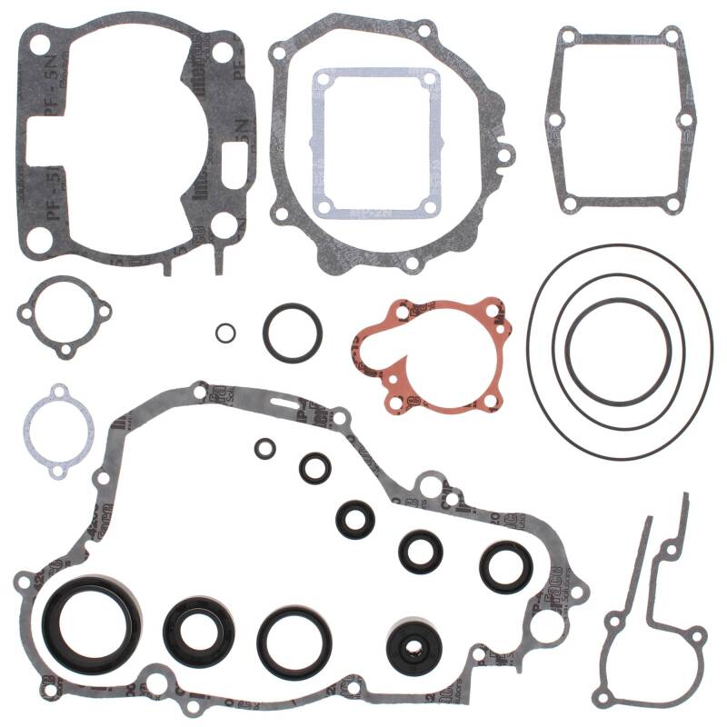 Vertex Pistons Vertex Gaskets 88-89 Yamaha YZ250 Complete Gasket Kit w/ Oil Seals 811662 811662 Photo - Primary