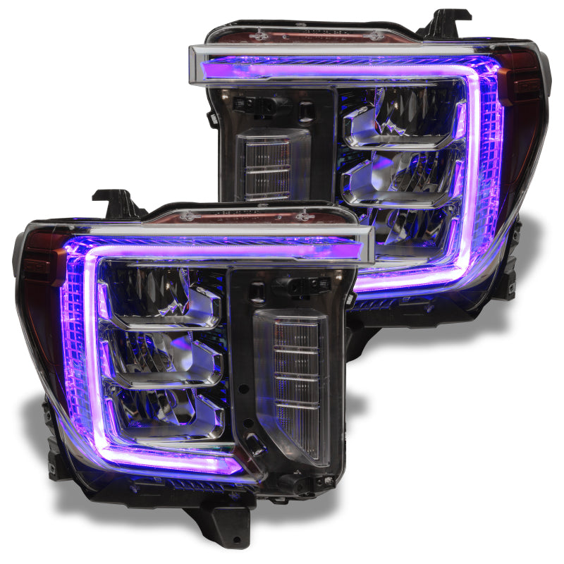 ORACLE Lighting Oracle 20-21 GMC Sierra 2500 HD RGB+W Headlight DRL Upgrade Kit - ColorSHIFT w/ Simple Controller 1451-504 1451-504 User 1