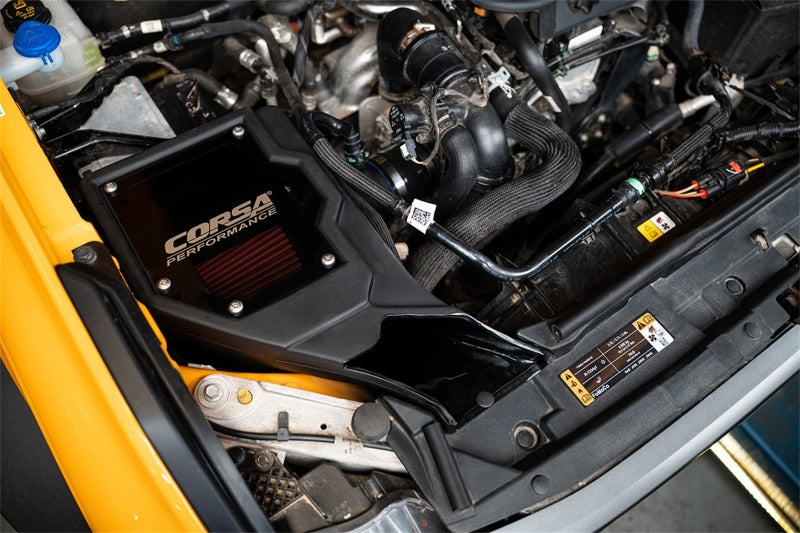 CORSA Performance 21-  Ford Bronco 2.3L Air Intake System 47002D 47002D Photo - Mounted