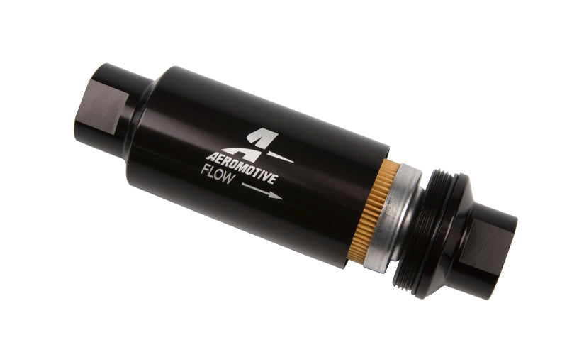 Aeromotive 10 Micron, ORB-10 Black Fuel Filter 12321 Photo - Primary