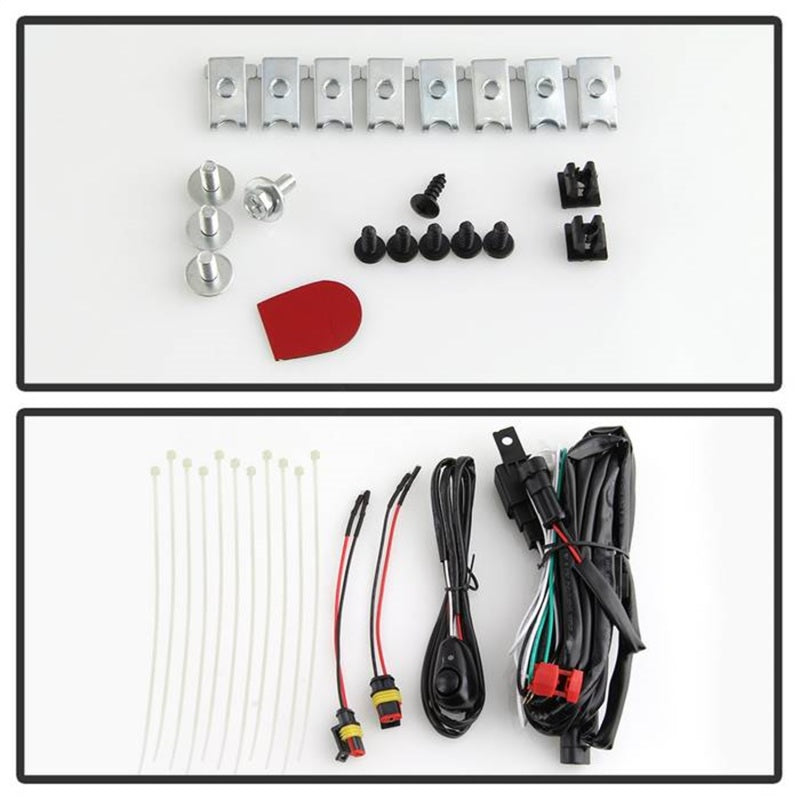 Spyder 16-18 GMC Sierra 1500 OEM Style Full LED Fog Light w/Switch - Clear (FL-GS2016-LED-C) 9043222 9043222 Photo - Unmounted