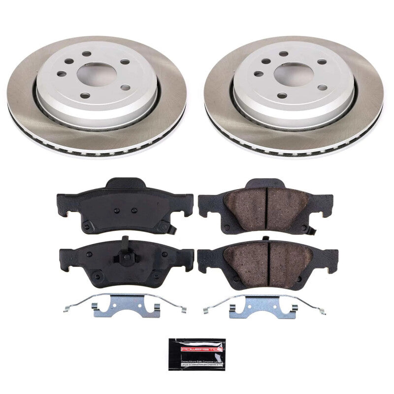 PowerStop Power Stop 2022 Jeep Grand Cherokee WK Rear Semi-Coated Rotor Kit SC5953 SC5953 Photo - Primary