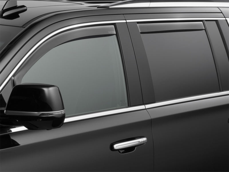 WeatherTech 18-22 Tyota Camry Front and Rear Side Window Deflectors - Dark Smoke 82882 82882 Photo - Mounted