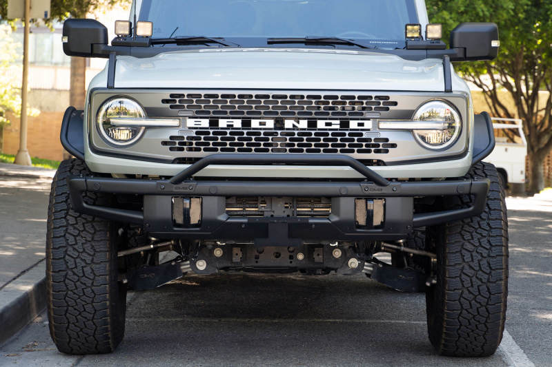 DV8 Offroad 21-22 Ford Bronco Factory Front Bumper Licence Relocation Bracket - Front LPBR-01 LPBR-01 User 2