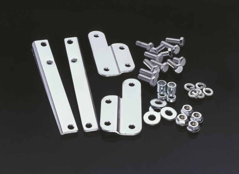 National Cycle 49-93 Harley Davidson FL Beaded Wide Mount Chrome Kit KIT-CHQ KIT-CHQ User 1