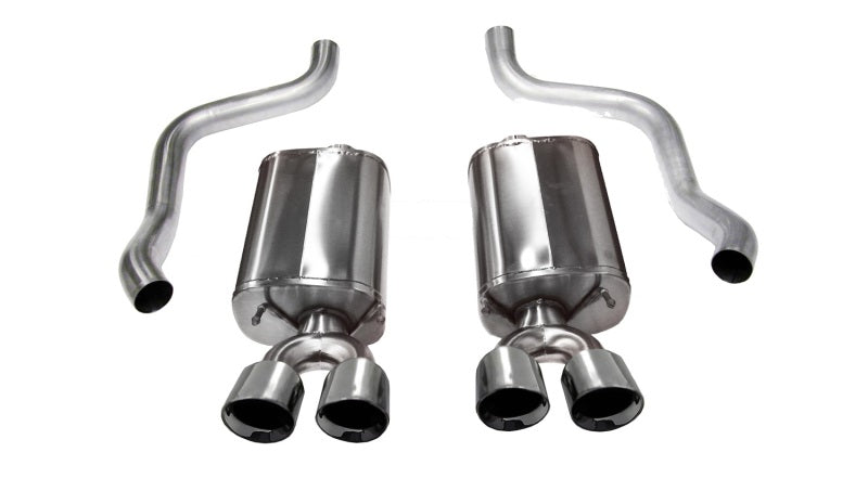 Corsa Performance 09-13 Chevrolet Corvette C6 6.2L V8 Polished Sport Axle-Back Exhaust 14108 Photo - Primary