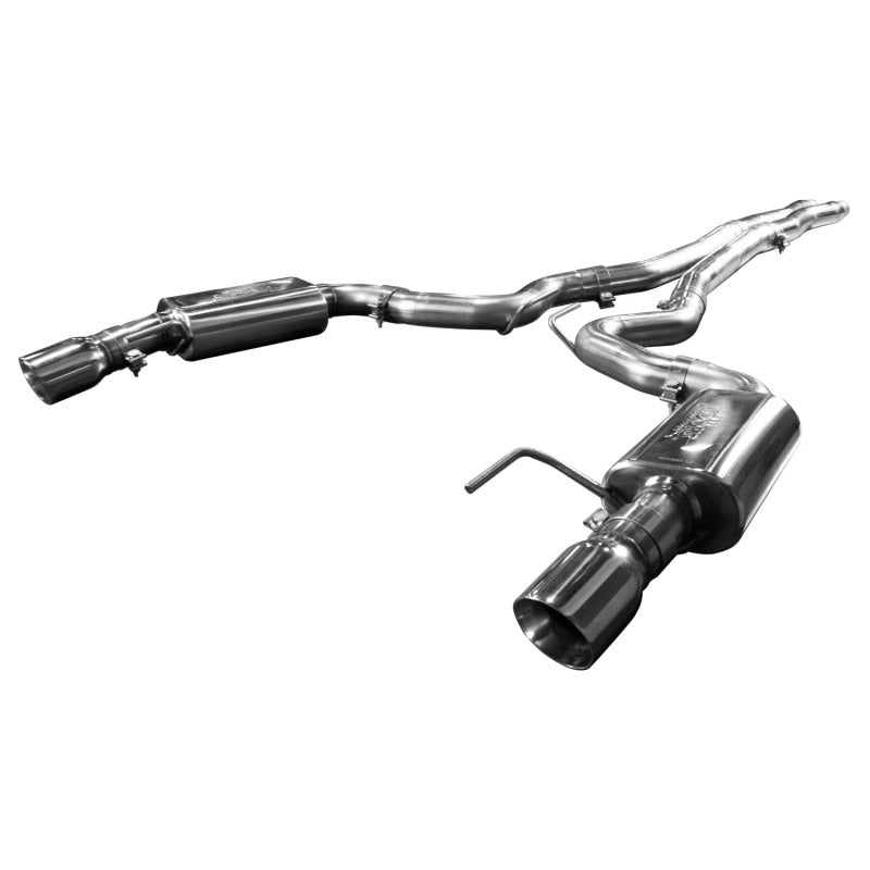Kooks 15+ Mustang 5.0L 4V Convertible 3in Cat-Back w/ X-Pipe 4in Slash Cut Polished Tips Exhaust 11514101 11514101 Photo - Primary