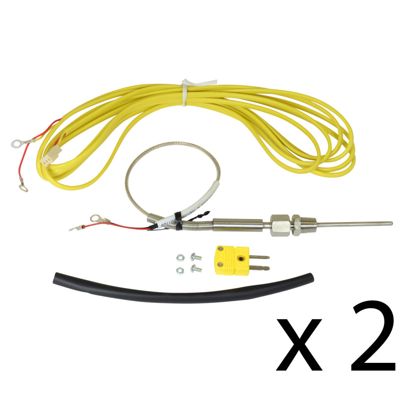AEM Electronics EGT Sensor - 2 Pk,QTY 2 K-Type Closed Tip Thermocouples, Inconel 30-2068-2 Photo - Primary