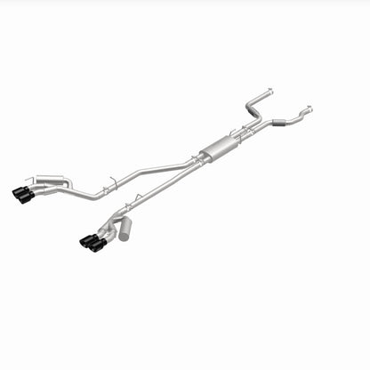 MagnaFlow 20-21 Ford Explorer 3.0L V6 Dual Exit Quad Black Chrome Tip Street Series Cat-Back Exhaust 19515 19515 360 Degree Image Set
