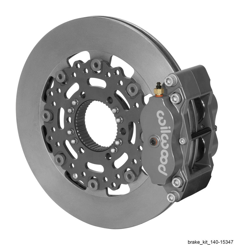 Wilwood Billet Narrow Dynalite Radial Mount Rear Inboard Sprint Kit 12.19in Plain Face Iron Rotor 140-15347 140-15347 User 1