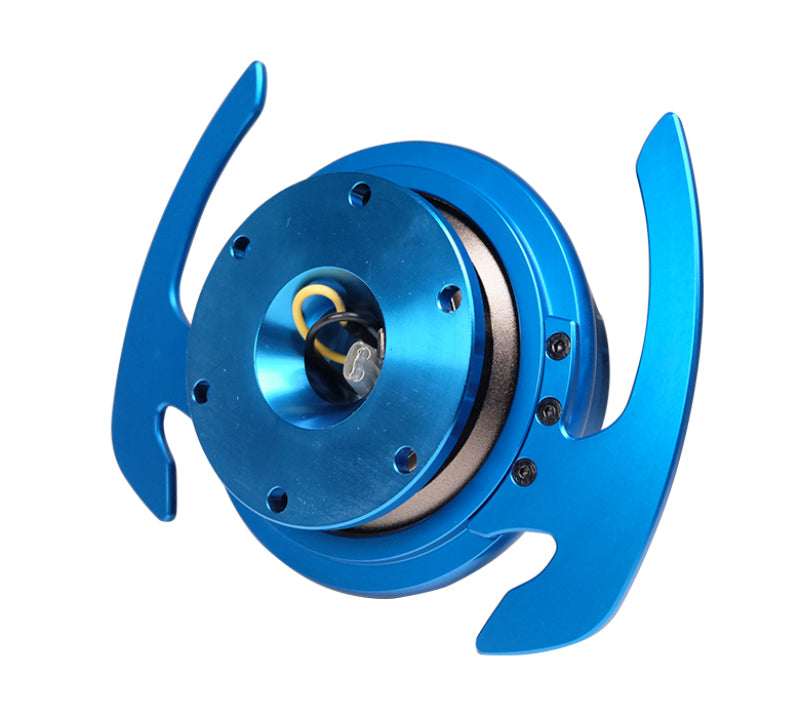 NRG Quick Release Kit Gen 4.0 - Blue Body / Blue Ring w/ Handles SRK-700BL SRK-700BL Photo - Primary