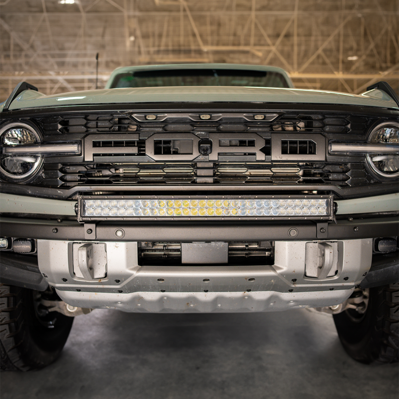 Cali Raised LED Cali Raised 2021+ Ford Raptor Bumper Light Bar Mounting Kit - 5D Optic Osram 32In DualRow Bar Combo CR4025 CR4025 Photo - Primary