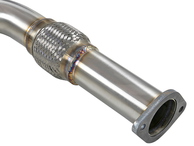 aFe Takeda 2.5in 304 SS Cat-Back Exhaust System w/ Black Tips 16-18 In 49-36132NM-B Photo - Unmounted