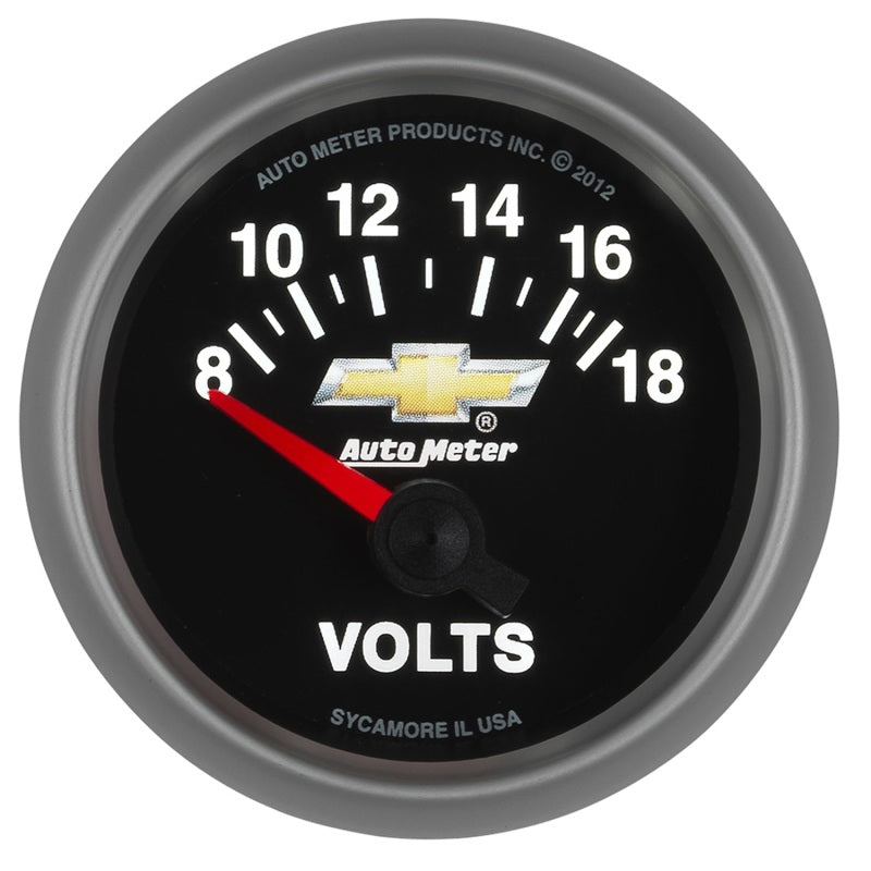 AutoMeter Gauge Voltmeter 2-1/16in. 18V Electric Chevy Gold Bowtie 880444 880444 User 4