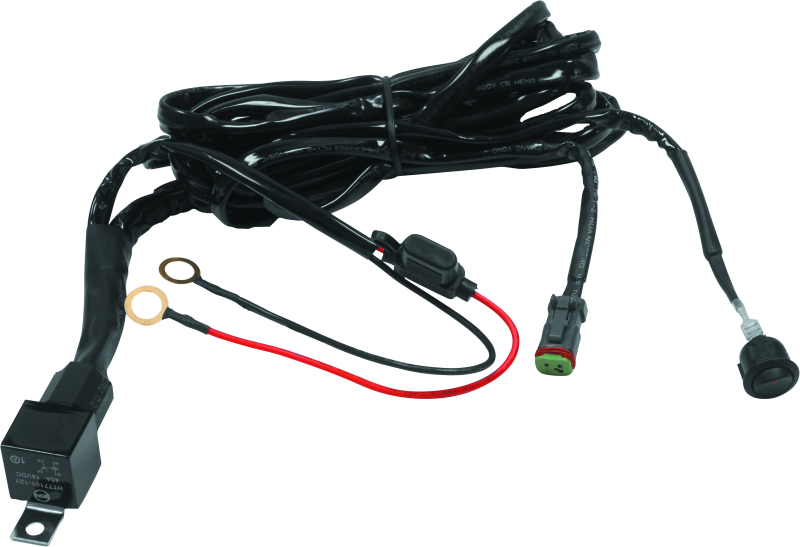 DragonFire Racing Single Light Wiring Harness 521486 521486 Photo - Primary