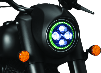 Kuryakyn Orbit Headlight Adptr Blk 2469 2469 User 1