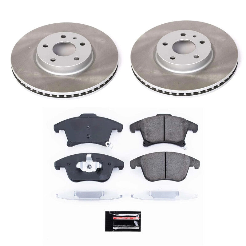PowerStop Power Stop 13-16 Lincoln MKZ Front Semi-Coated Rotor Kit SC6399 SC6399 Photo - Primary