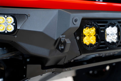 Addictive Desert Designs 21-22 Ford Bronco Bomber Front Bumper (w/ 3 Baja Designs LP4 Mounts) F230194120103 F230194120103 Photo - Mounted