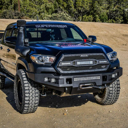 Westin 2016-2023 Toyota Tacoma Pro-Series Front Bumper - Textured Black 58-411045 58-411045 Photo - Mounted