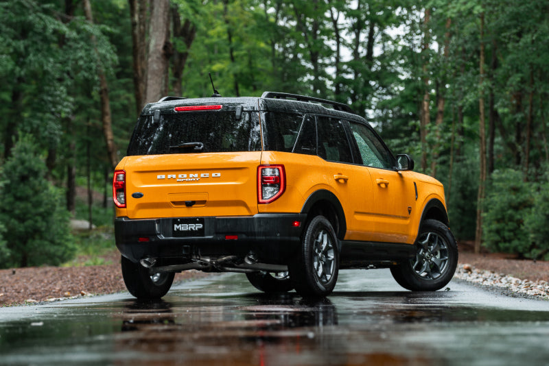 MBRP 2021+ Ford Bronco Sport (1.5L / 2.0L EcoBoost) 2.5in Res-Back Exhaust - Dual Rear - Black S5207BLK S5207BLK Photo - lifestyle view