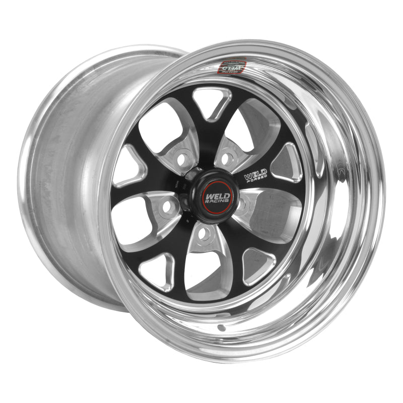 Weld S76 15x9.33 / 5x4.75 BP / 3.5in. BS Black Wheel (Low Pad) - Non-Beadlock 76LB-509B35A 76LB-509B35A Photo - Primary