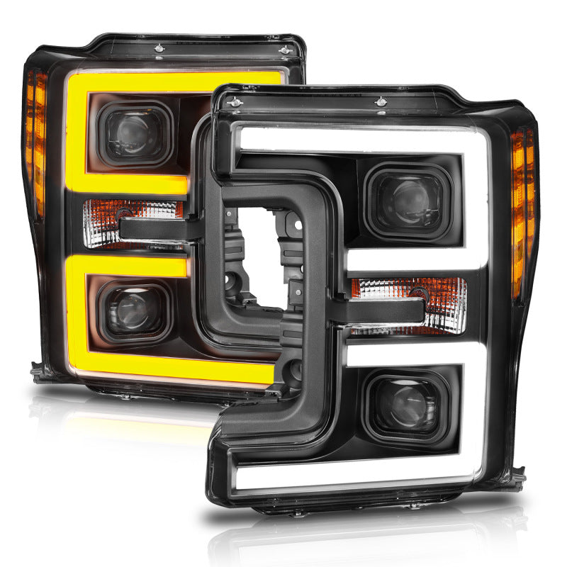 Anzo LED Headlights 17-18 Ford F-250 Projector Plank-Style 111388 User 2