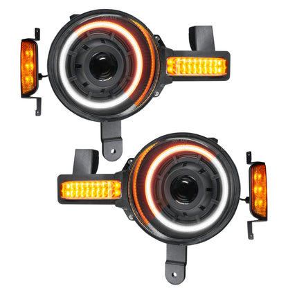 ORACLE Lighting Oracle 2021+ Ford Bronco Oculus  Bi-LED Projector Headlights - Amber/White Switchback 5886-023 5886-023 Photo - Primary