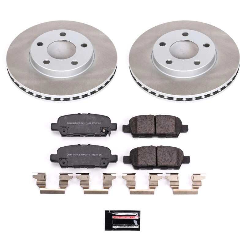 PowerStop Power Stop 2023 Nissan Z Rear Semi-Coated Rotor Kit SC8062 SC8062 Photo - Primary