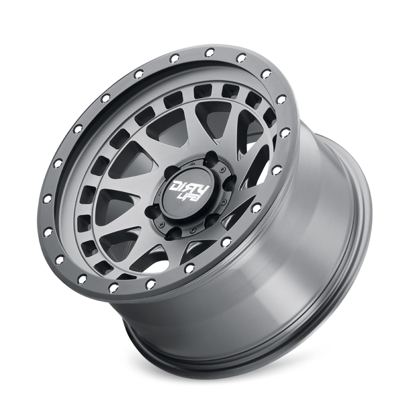 Dirty Life 9311 Enigma Pro 17x9/5x127 BP/-38mm Offset/71.5mm Hub Satin Graphite Wheel - Beadlock 9311-7973MGT38 9311-7973MGT38 Photo - Primary